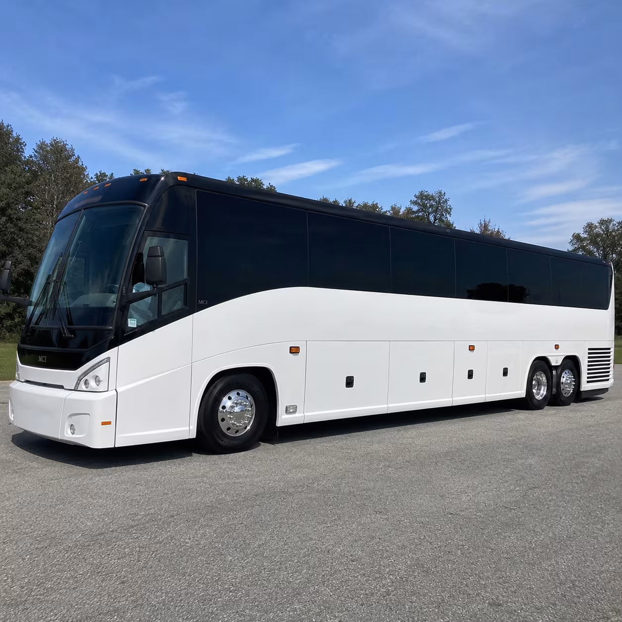 bus rental options for fayetteville trips