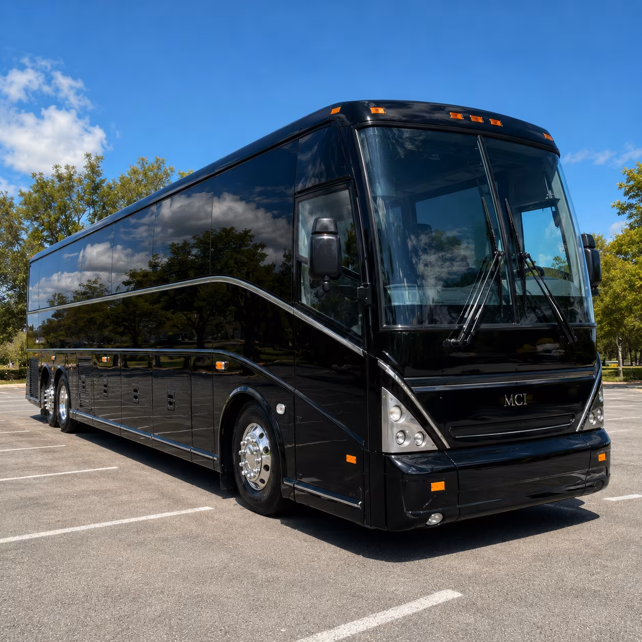 buses for concerts shows and crown complex events