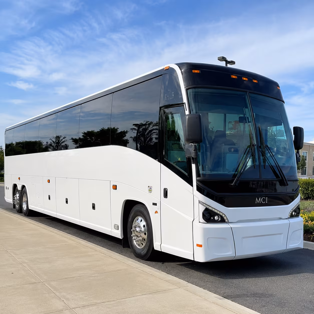 convention and trade show buses at the crown complex