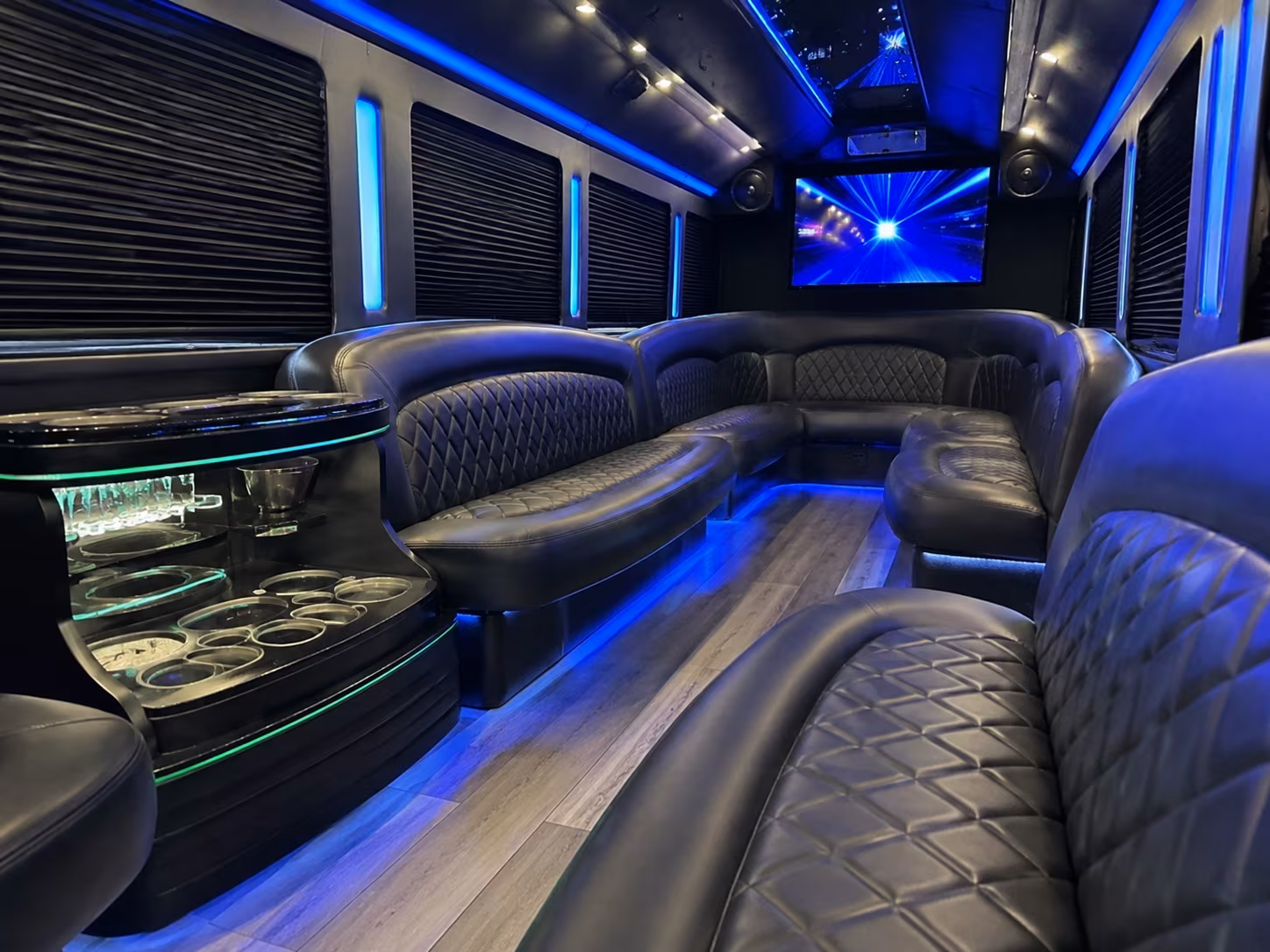 fayetteville holiday party bus rental