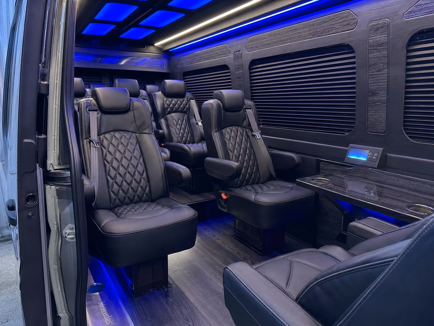 sprinter van transportation for groups and events across fayetteville